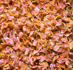 Natural background of rose petals © Marina