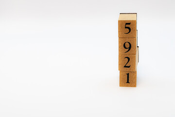 木ブロック　数字　Number　ナンバー　