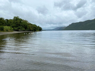 Lake Ullswater on an Autumn day