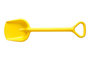 Yellow baby toy plastic scoop