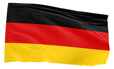waving flag of Germany transparent background PNG