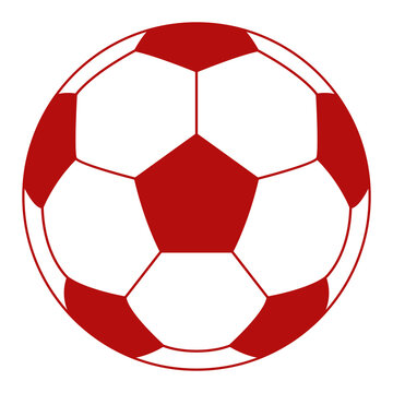 Foot Ball or Soccer Ball Icon Symbol for Art Illustration, Logo, Website, Apps, Pictogram, News, Infographic or Graphic Design Element. Format in PNG