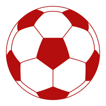 Foot Ball or Soccer Ball Icon Symbol for Art Illustration, Logo, Website, Apps, Pictogram, News, Infographic or Graphic Design Element. Format in PNG