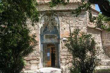 View of the historical monument in Thessaloniki, Greece