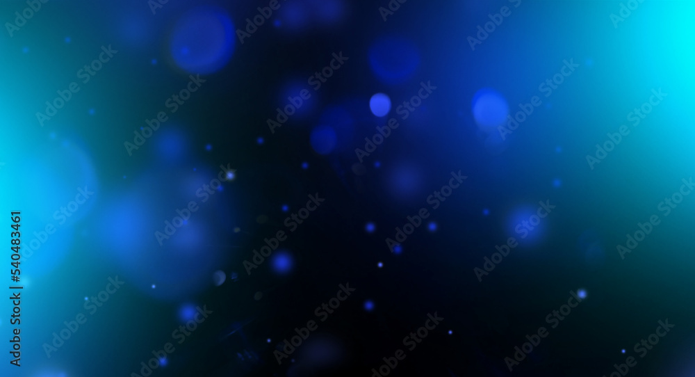 Canvas Prints blue lens flare particles. abstract background