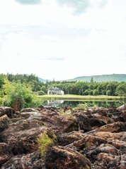 A beautiful little house near a river in Ireland