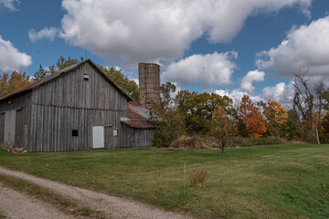 Obraz premium Autumn Farmhouses