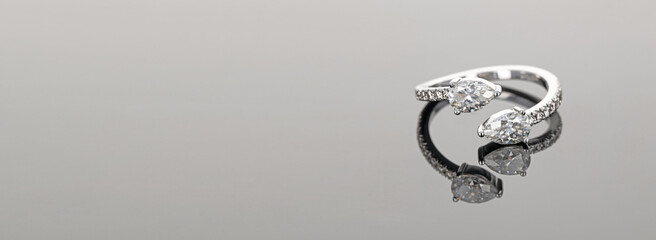 Engagement Diamond Ring Banner