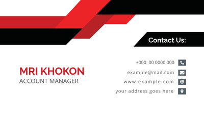 Abstract letterhead and business cards design