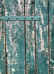 old blue door