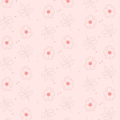 Fototapeta premium seamless floral pattern