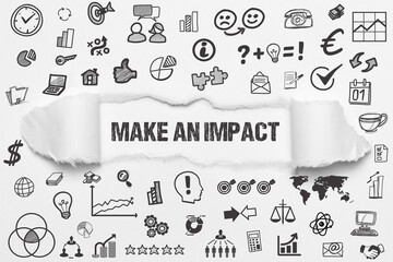 make an impact	