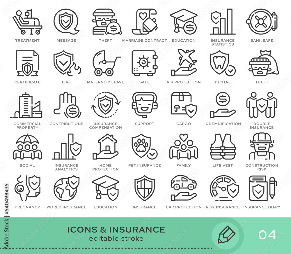 Aufkleber set of conceptual icons. vector icons in flat linear style for web sites, applications and other gra