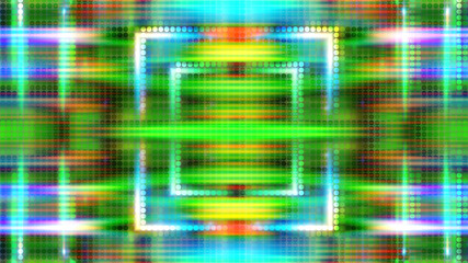 Obraz premium Abstract textured luminous symmetrical neon background