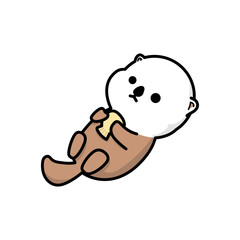 ラッコ　イラスト