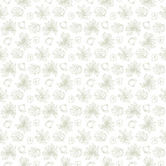 greenery, monochrome, botany, natural, garden, leaves, plant, decor, line art, linen, lines, repeat, ornate, pastel, abstract, backdrop, background, beautiful, botanical, complementary, creative, deco