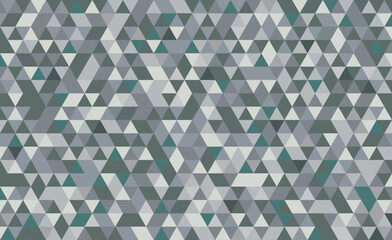 Abstract geometry triangle gray,sliver and black mosaic texture background pattern.