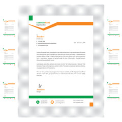 Professional Modern letterhead Design Template