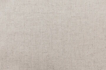 Fototapeta na wymiar White and beige linen cotton canvas texture closeup. Flat lay photo for background and pattern. 