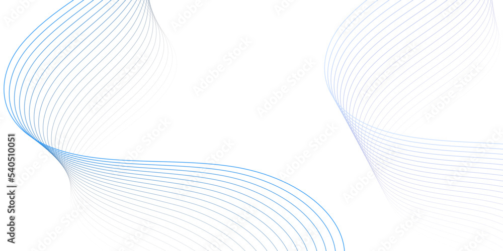 Poster abstract wave lines dynamic flowing colorful light isolated background. illustration design element 