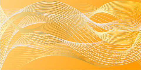 Color wave background design with yellow lines.