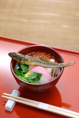 Sendai Zoni; Zoni is a special soup containing mochi(rice cake) that Japanese people eat on New...