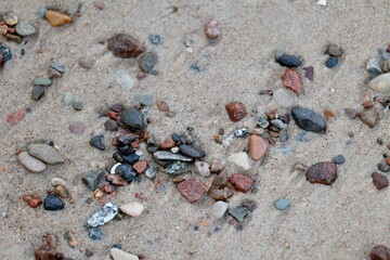 Stones on the sand