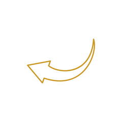 Arrow cursor pointer icon vector design illustration.