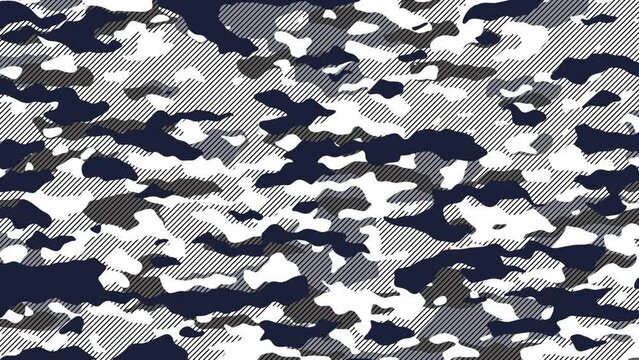 Animated Camouflage Texture, black and white version