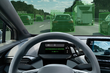 Autonomous vehicle vision with system recognition of cars