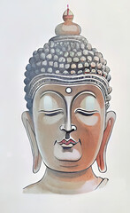 Buddha art for meditation and pray