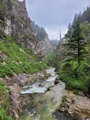 river in the mountains