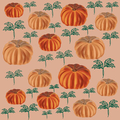 halloween seamless background pumpkins christmas