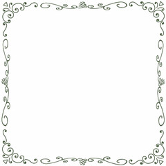 Obraz premium frame with ornament