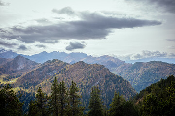 Fototapeta premium Herbstbergwelt