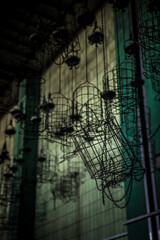 old washroom in a mine