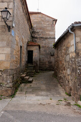photographs of streets and monuments of galicia spain