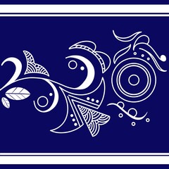 the first pattern that humans use to decorate cloth Distinctive with a pattern formed by the combination of lines. or shapes until forming geometric patterns such as triangles, polygons, circles, etc.