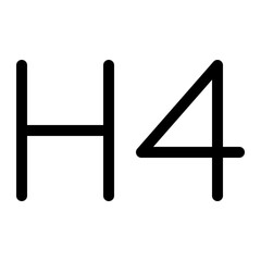 h4 icon