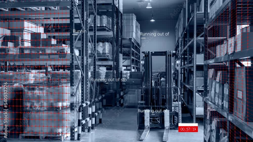Poster augmented reality technology system in deft smart warehouse identify package picking and delivery . 
