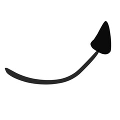 doodle arrow hand drawn