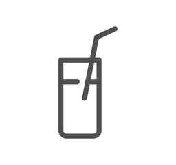 Drink related icon outline and linear vector.
