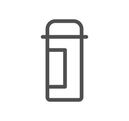 Drink related icon outline and linear vector.
