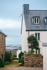 Beautiful house on the coast of Jersey Island in UK, Channel Islands