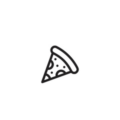 pizza icon vector sign symbol