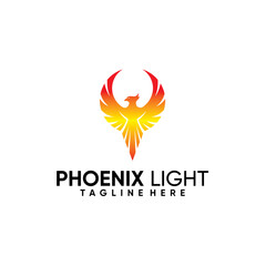 phoenix bird logo design