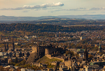 Edinburgh view from Arthur's Seat