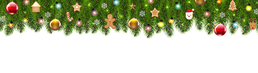 Christmas Border With White Background