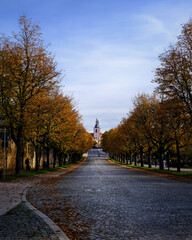 Fulda Herbst Blick auf Altstadt