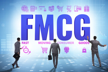 FMCG concept - fast moving consumer goods